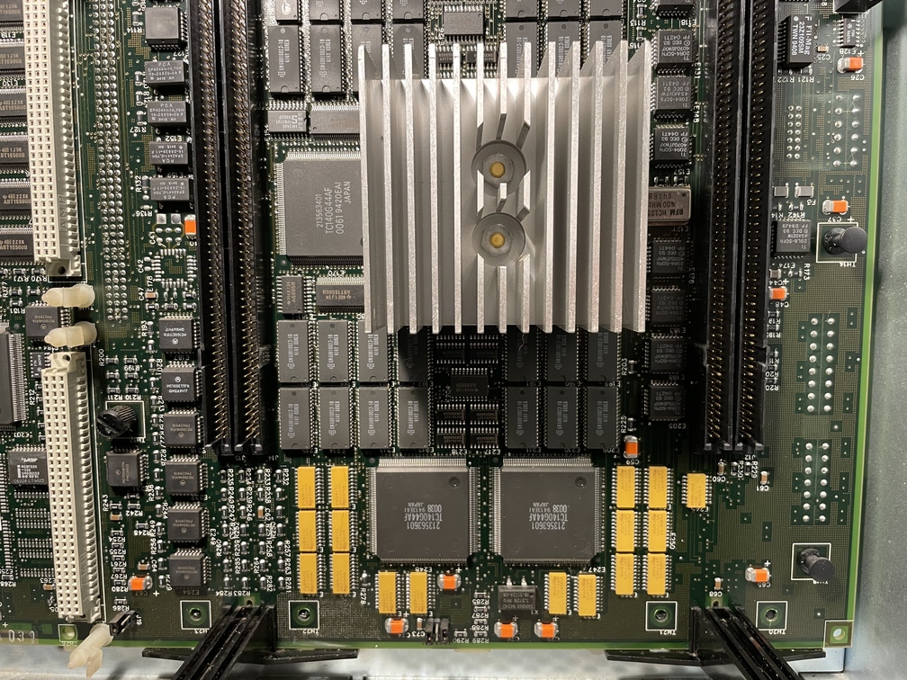 System module PCB, bottom right corner